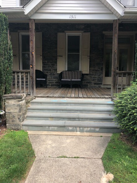 Entrance to 1511, Bluestone Steps - 1511 Spring Ave