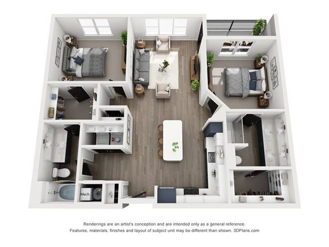 Floorplan - Flats on Front