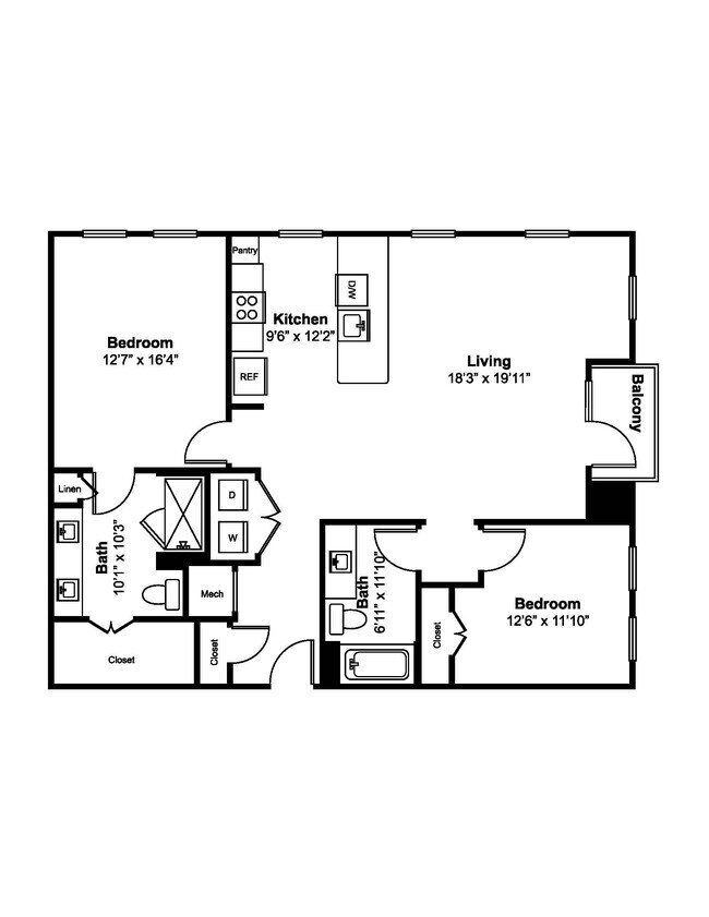 Floorplan - Windsor South Congress