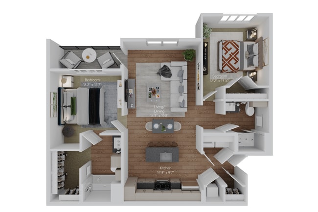 Floorplan - Stella Luxury Apartment Homes