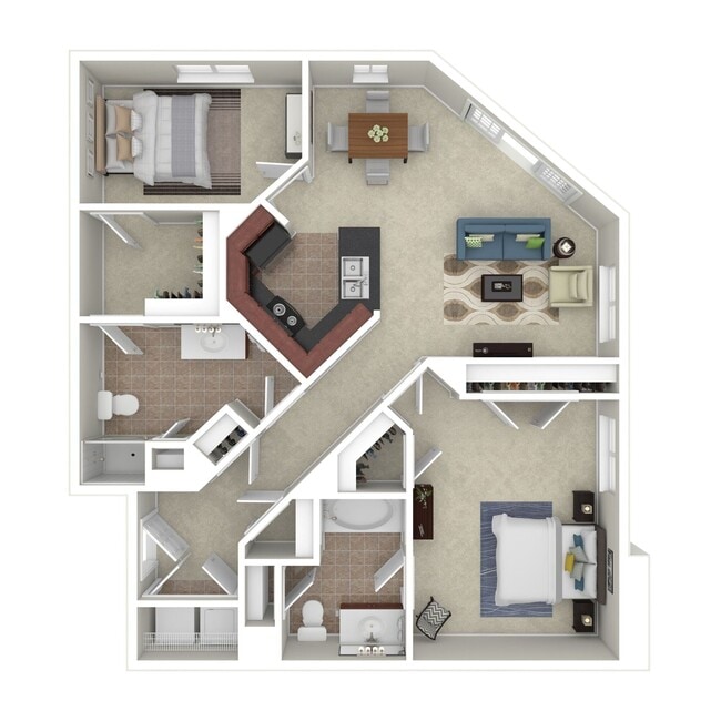 Floorplan - Ashley Square at SouthPark
