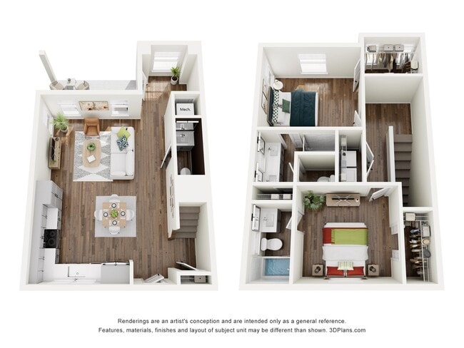 Floorplan - West Row Lofts & Townhomes