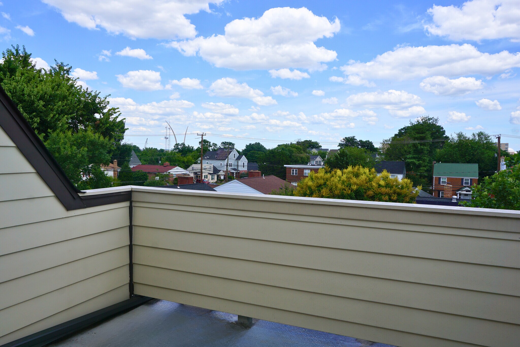 View from outdoor terrace - 1309 S Quinn St