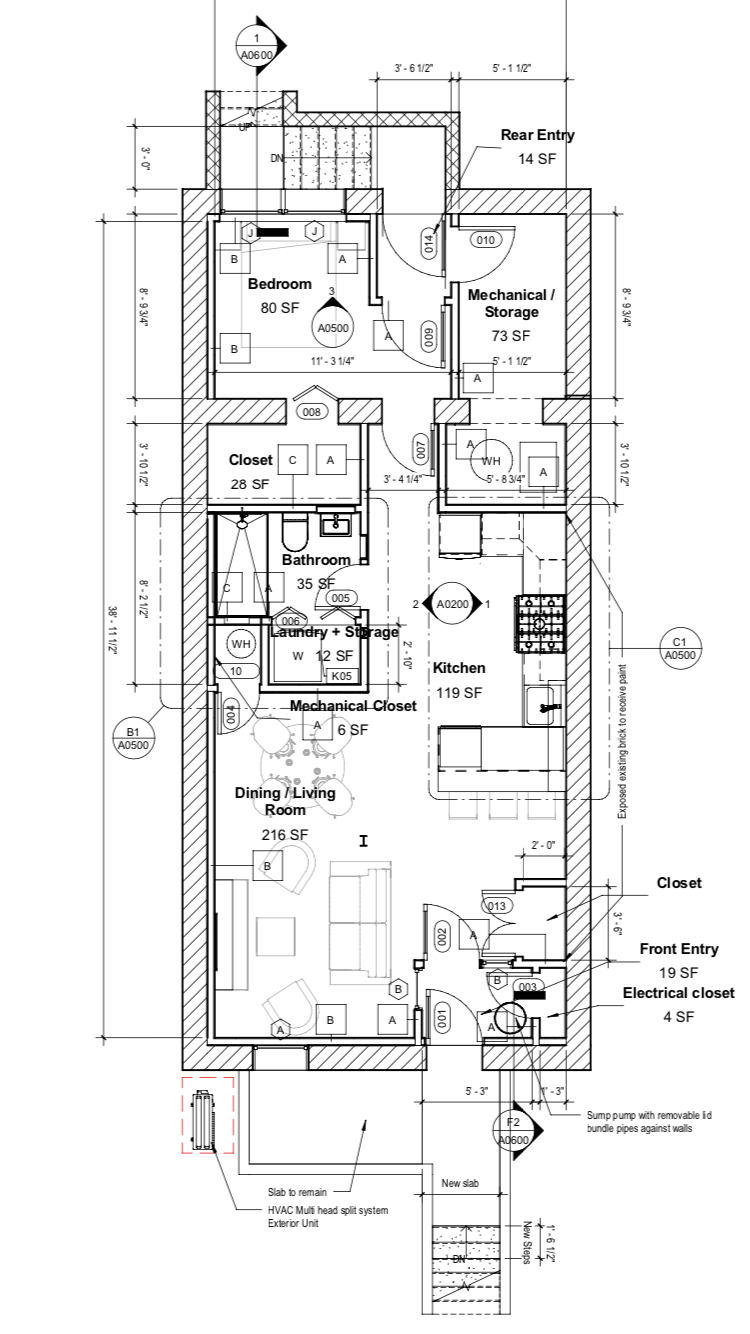 Floor Plan - 523A Irving St NW