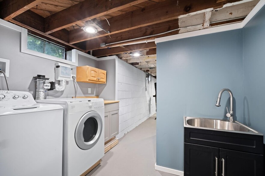 Basement Framed Laundry Room - 2115 W Kendall Ave