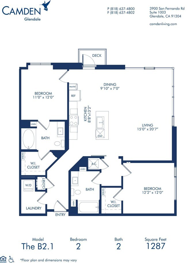 Floorplan - Camden Glendale