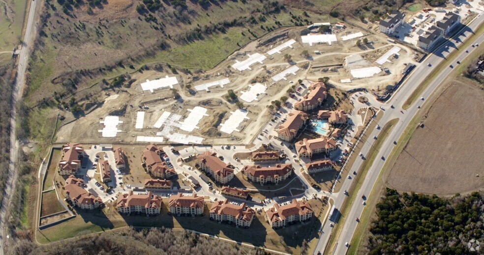 Aerial Photo - Hillside on Parmer Lane