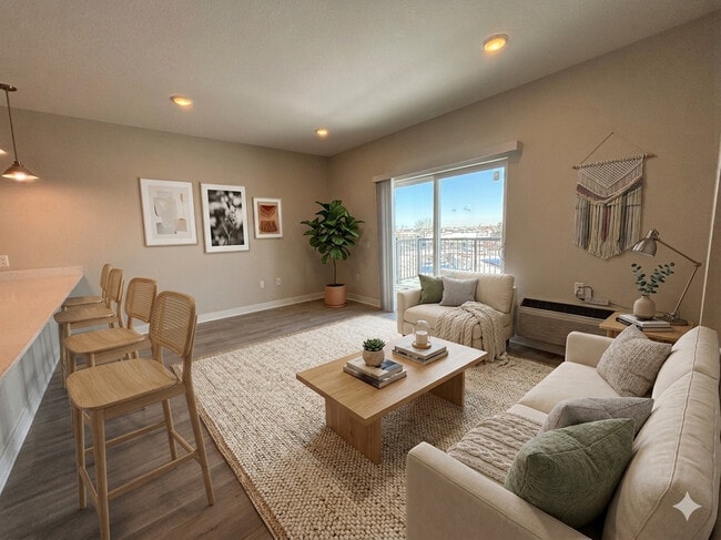 Amber Living Room - The Jade on Tremont