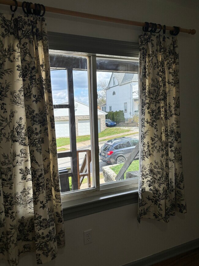 Front porch from front bedroom - 135 W Miller Ave