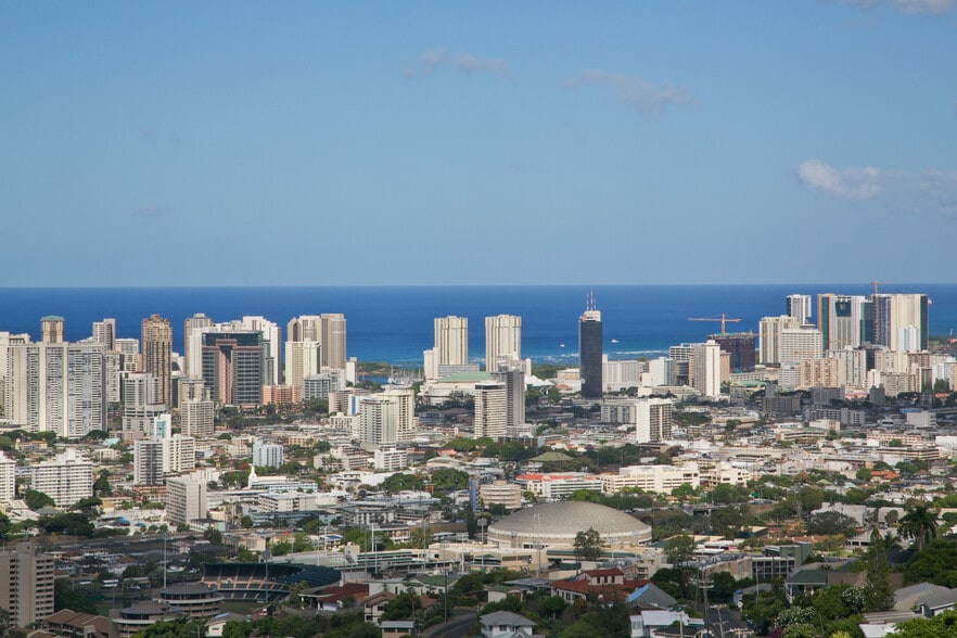 Deck view of City - 3043 Alencastre Pl
