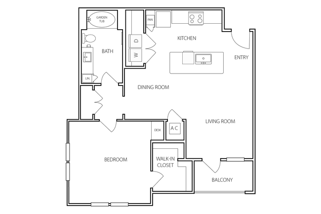 Floorplan - The Peri on Westheimer