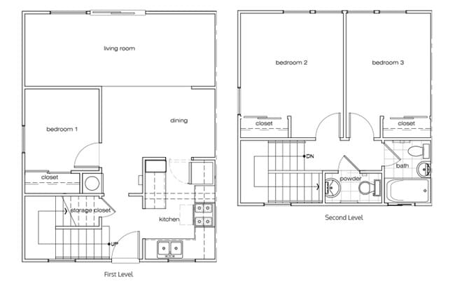 Floorplan - Jasmine Garden Apartments