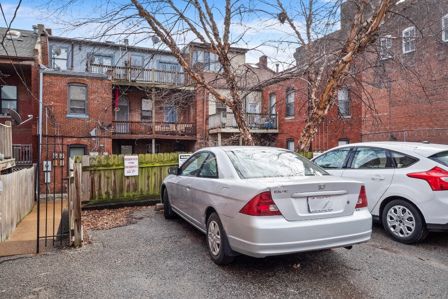 Back Exterior with Dedicated Parking Spot - 1703 S 11th St