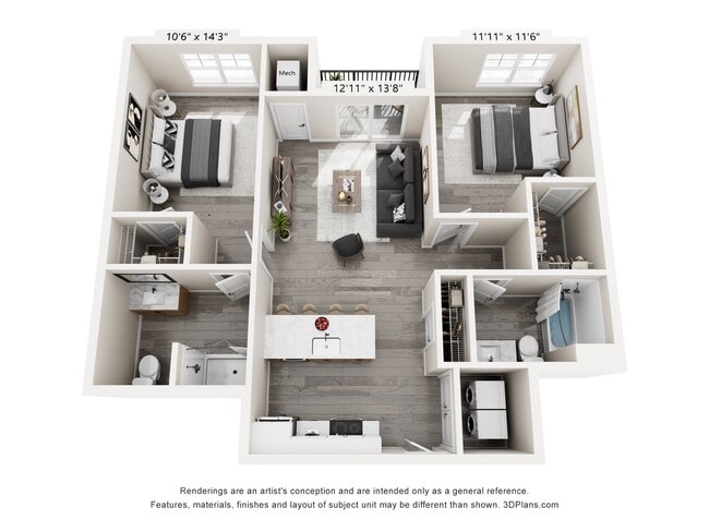 Floorplan - The Greens Luxury Apartments
