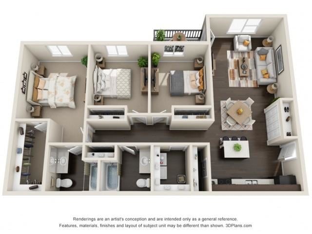 Floorplan - Port View Apartments