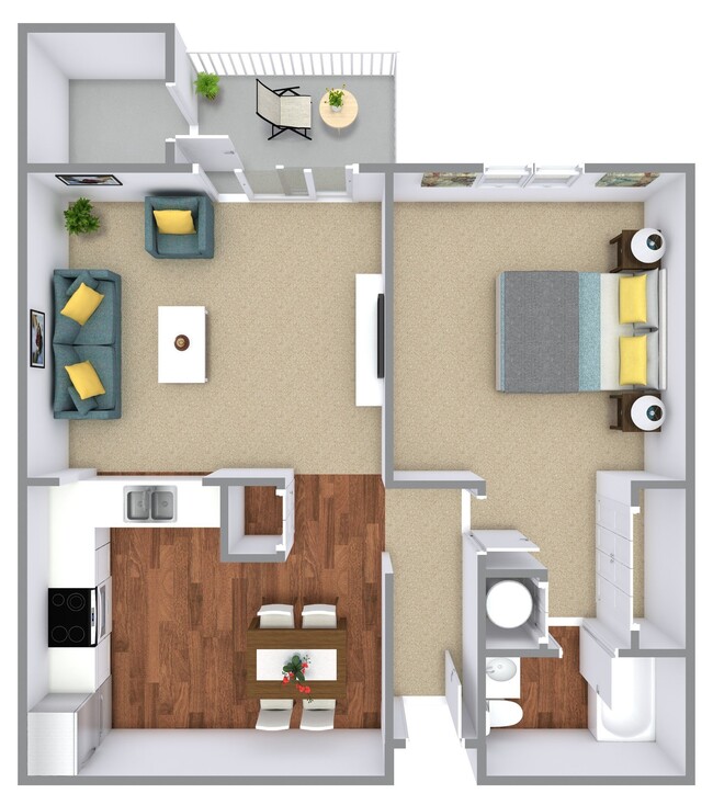 Floorplan - Bayview Apartment Homes