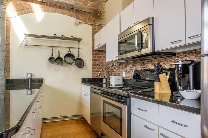 Modern industrial kitchen - Tower Press Building