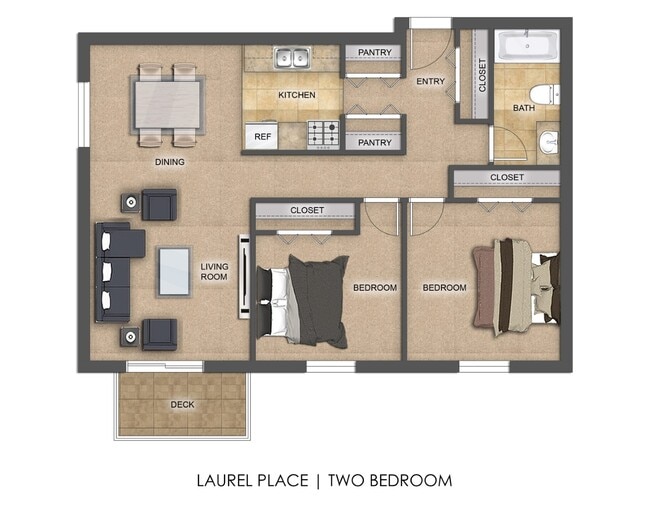 Floorplan - Laurel Place Apartments
