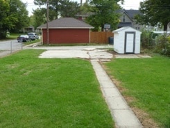 back yard - 124 N F St