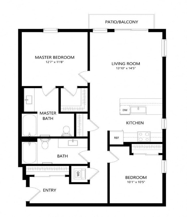 Floorplan - Windsor Queen Anne