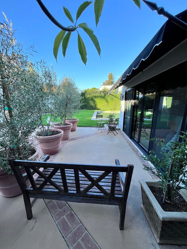 Patio yard view - 12131 Huston St