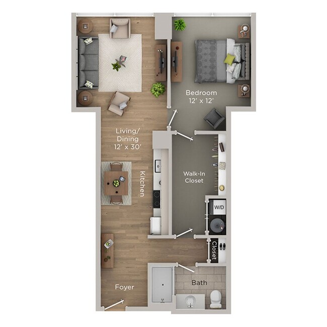 Floorplan - Madison Place Apartments