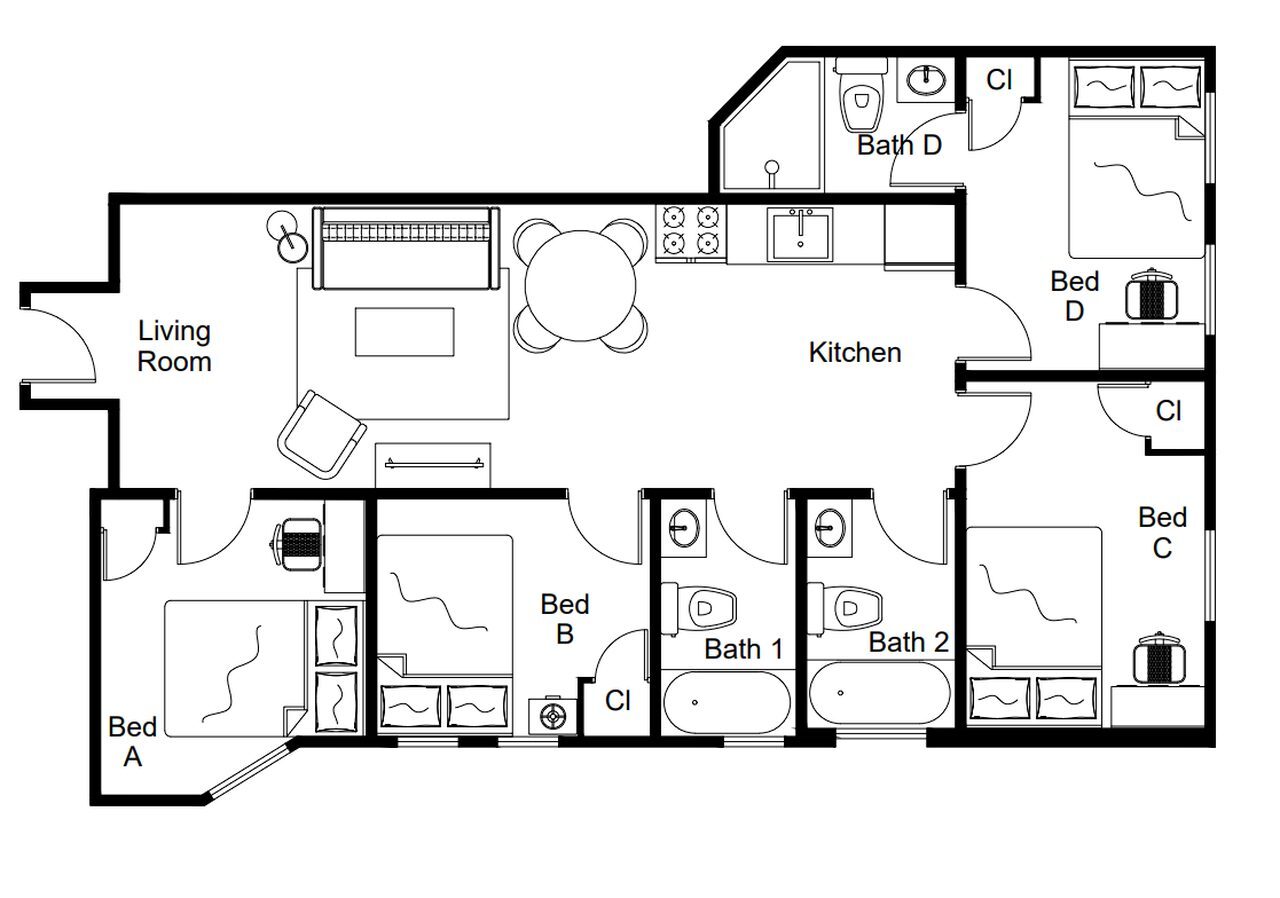 Building Photo - Private bedroom in 4 bed/3 bath Home