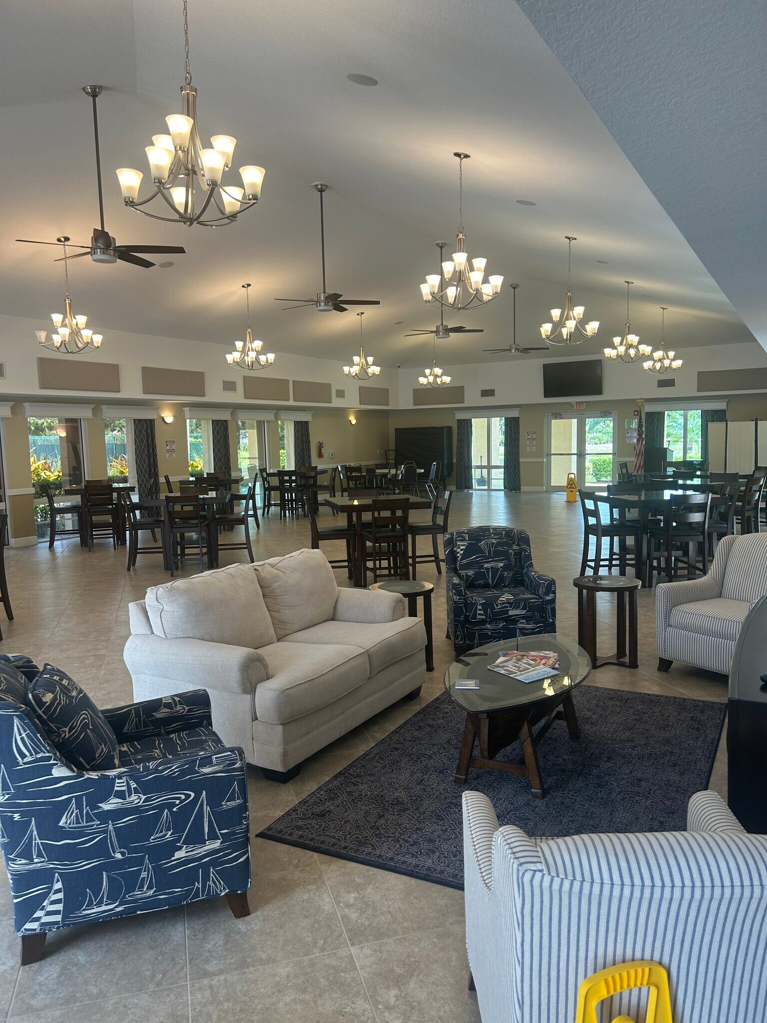 Inside seating at club house - 798 SW Munjack Cir