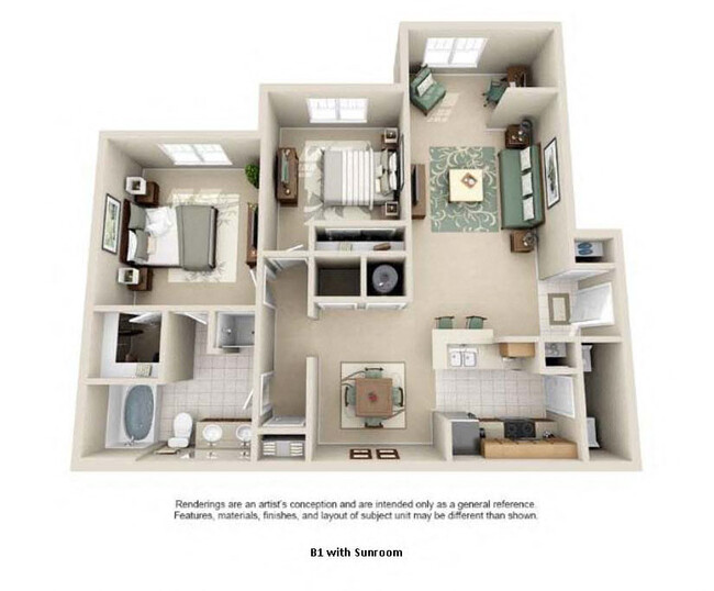 Floorplan - Estancia Apartments