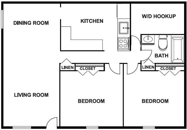 Floorplan - The Flats of Troy & PBMM Properties