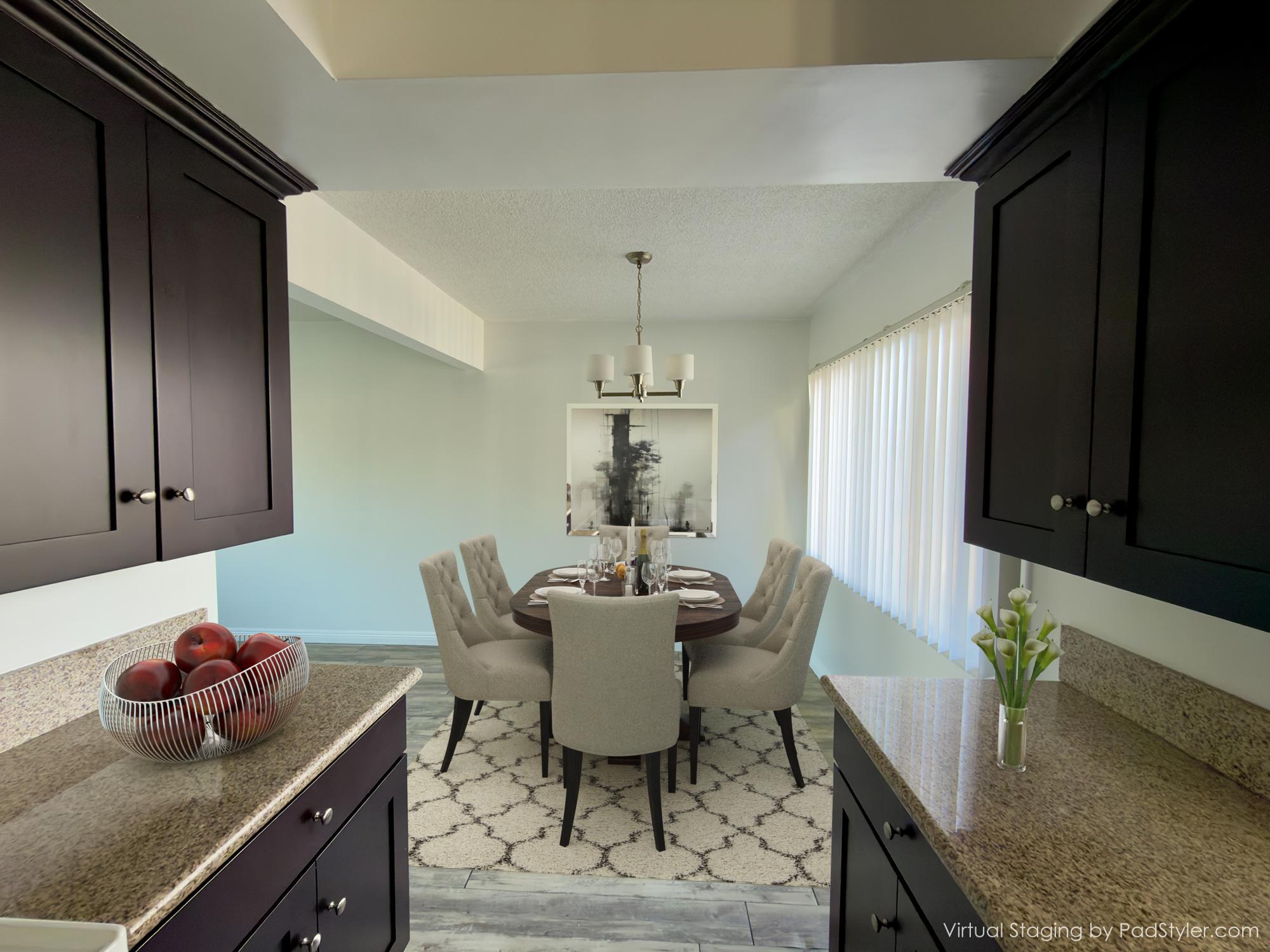 Kitchen (Digitally Staged) - 444 W Regent St