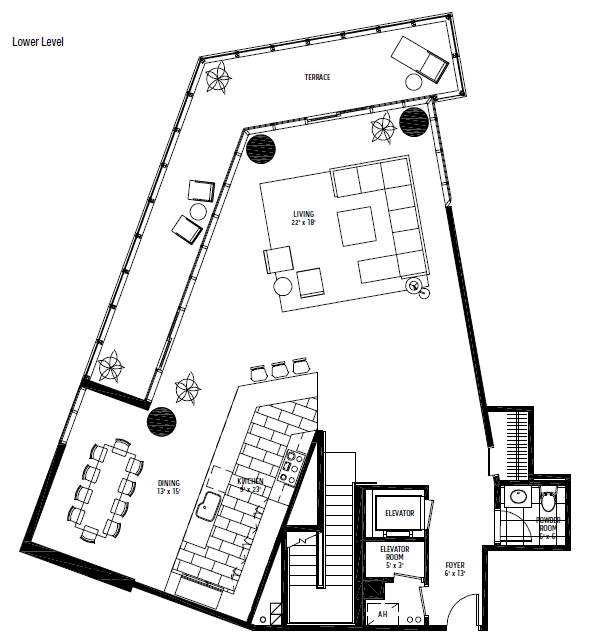 3BR/3BA - Signature Place Tower