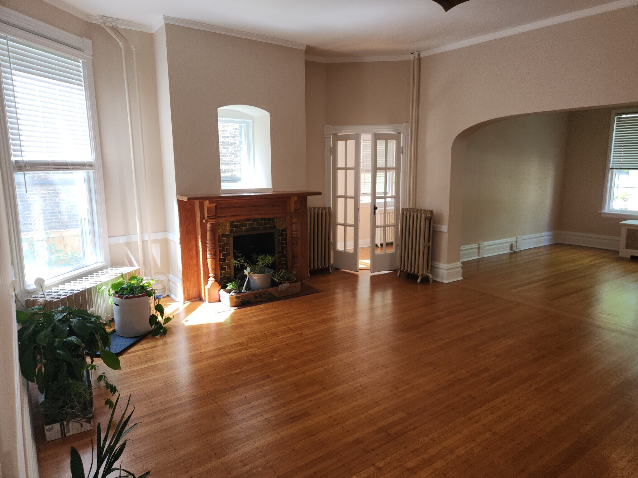 Living Room with Fireplace - 260 S Marion St