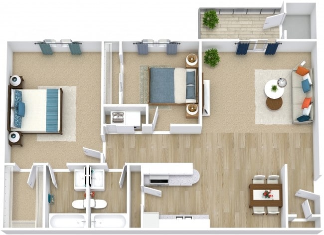 Floorplan - The Wilder Apartments