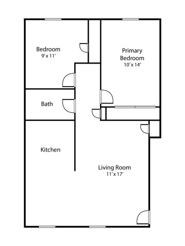 Apartment layout - Whiteland Ave Apartments