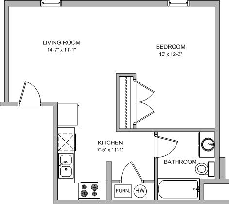 Studio - Swope Parkway Estates for Adults 55+