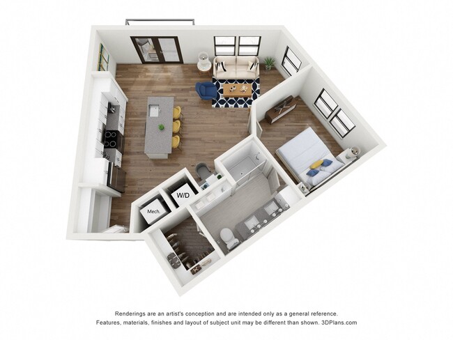 Floorplan - The Goodwin Apartments