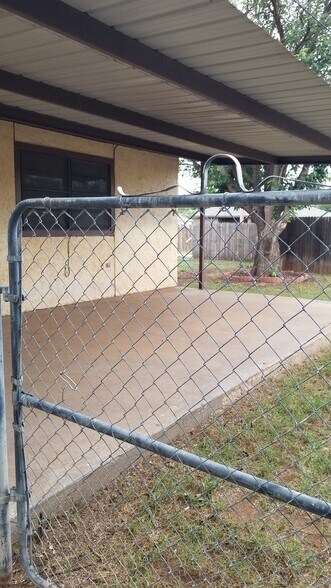 Patio and Fenced Backyard - 5313 23rd St