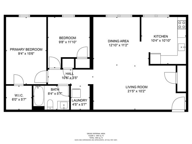 Floorplan - Amhurst III Apartments