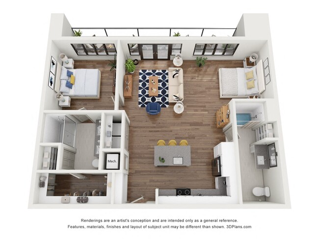 Floorplan - The Goodwin Apartments