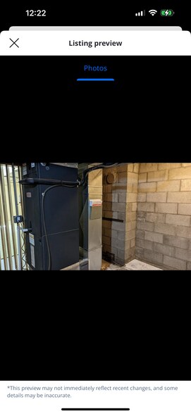 Newer high efficiency electric furnace and central A/C. - 501 W Grandview Ave