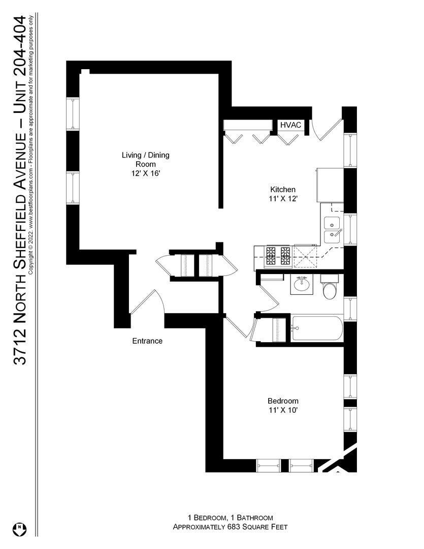 Building Photo - 3820 N Sheffield Ave