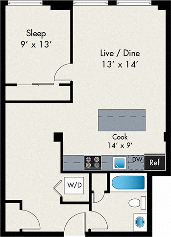 Floorplan - The Lofts at Gin Alley