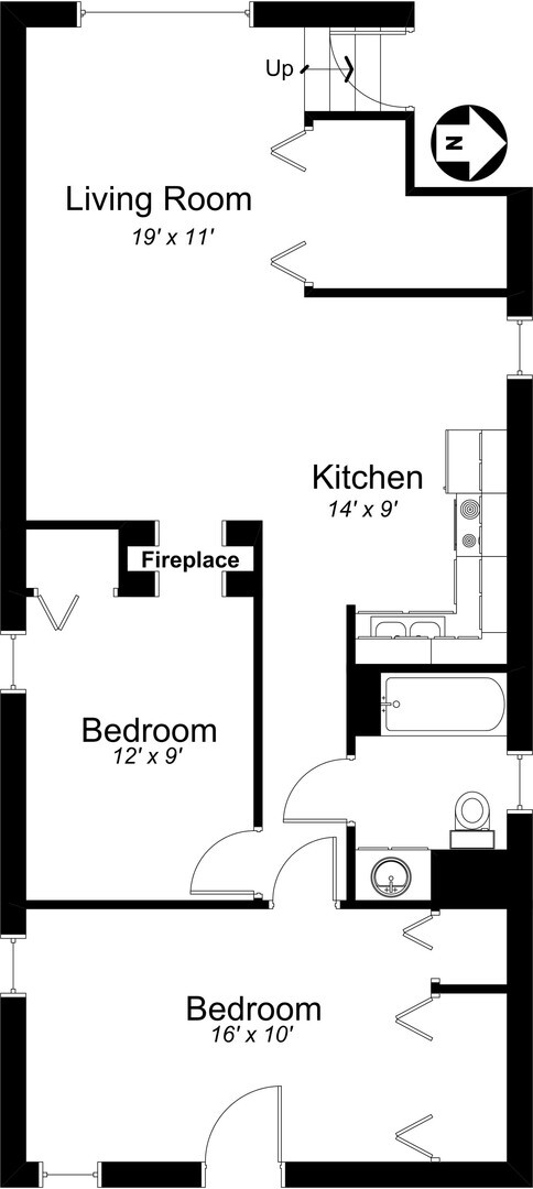 Building Photo - Lincoln Park Garden Level Two Bedroom