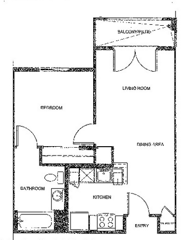 1BR/1BA - Cotton's Point Senior Apartments