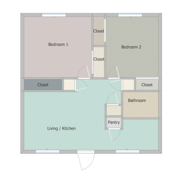 Floorplan - Legendary Apartments