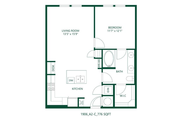 1906_a2-c_776-sqft.jpg - The 1906 at Bishop Ridge