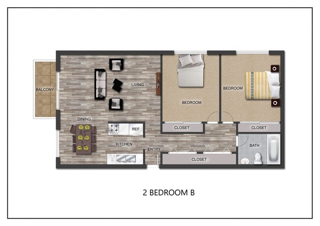 Floorplan - Lakehill Apartments