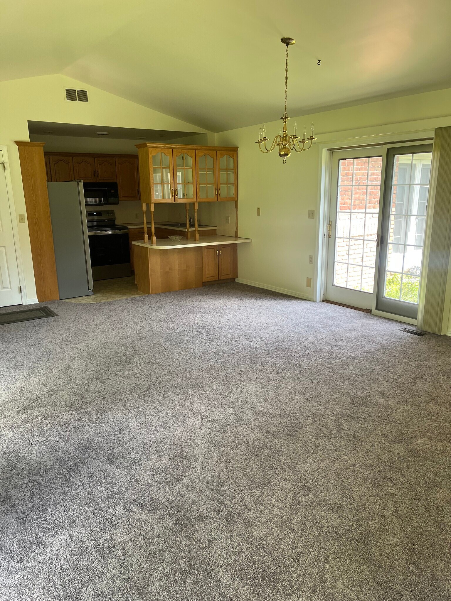 living room to kitchen - 777 S Mink Rd