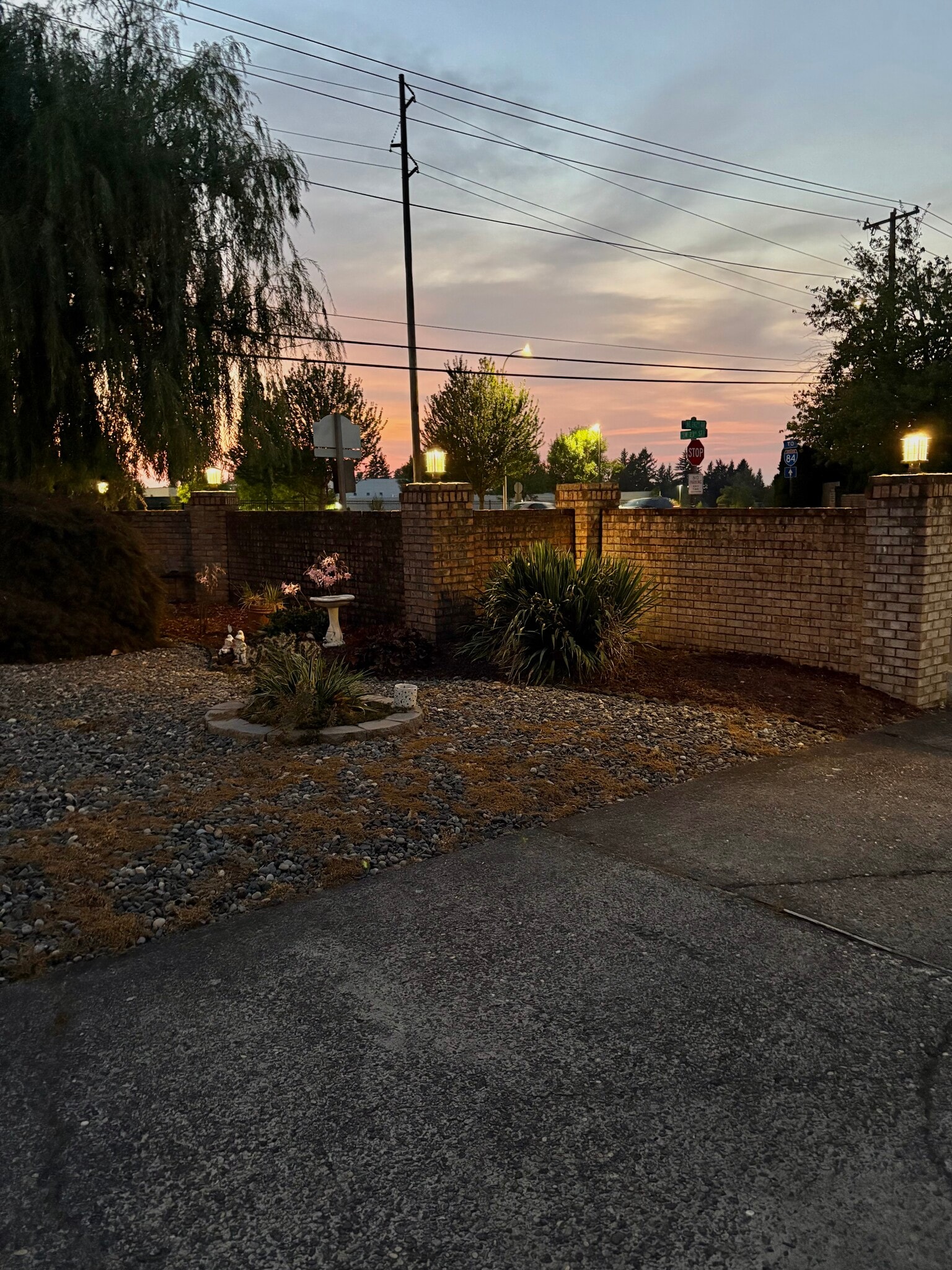 Night lighting - 2608 SW 23rd St